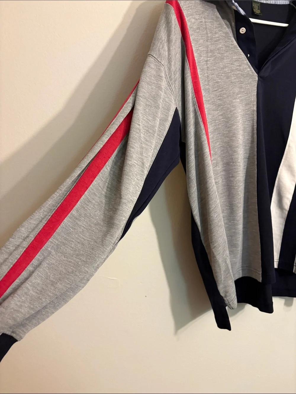 Vintage knights of round table Polo red white grey blue